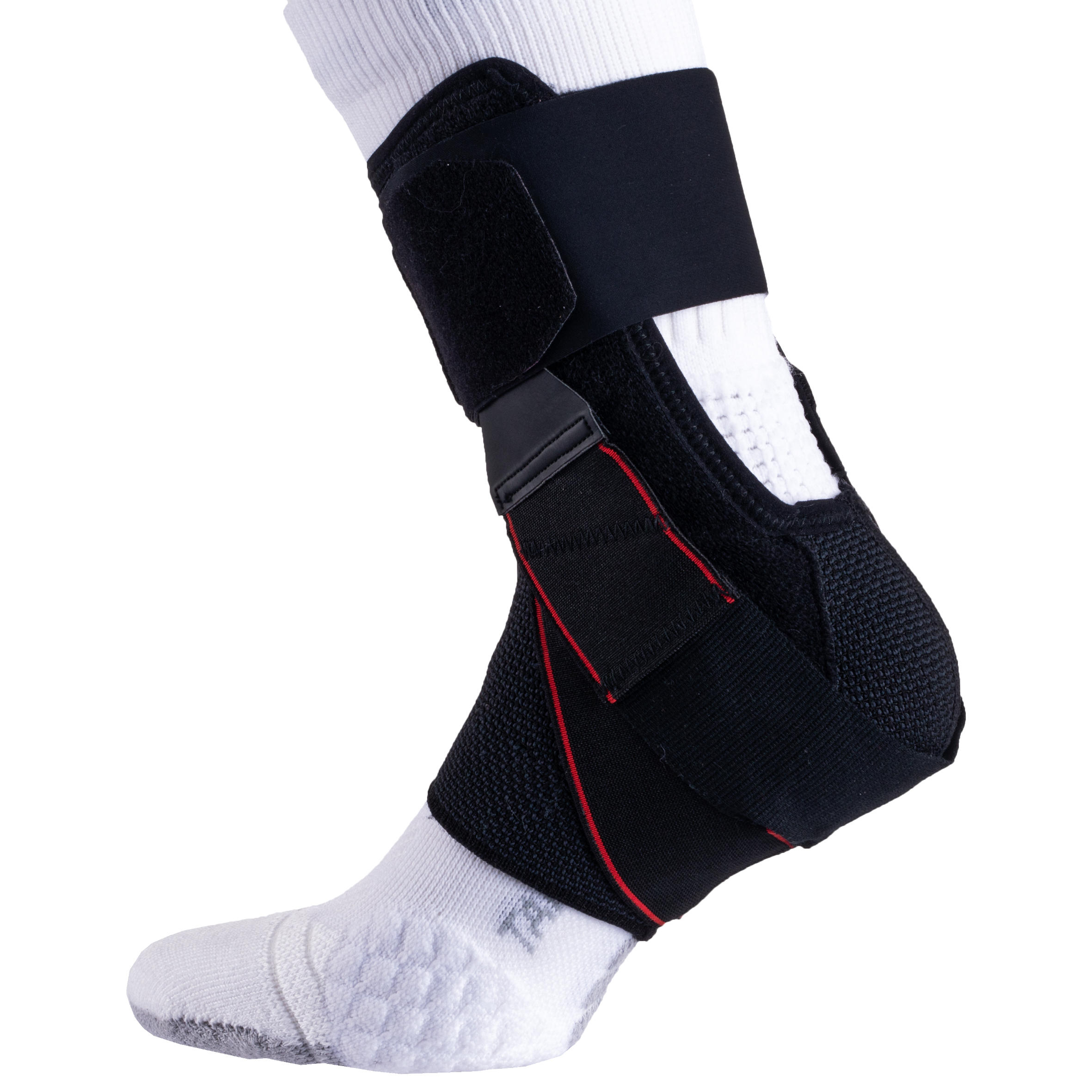 Strong 500 Men's/Women's Right/Left Ankle Ligament Support - Black 7/7