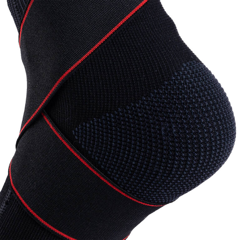 Strong 100 Men's/Women's Right/Left Ankle Ligament Support - Black