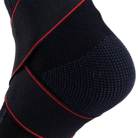 Strong 100 Men's/Women's Right/Left Ankle Ligament Support - Hitam