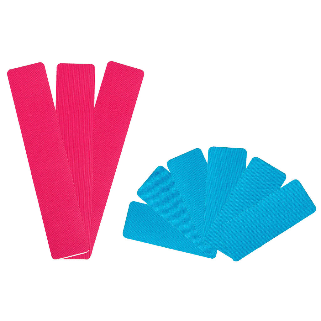Kinesiology pre-cut tape kit for tendinitis (3 uses)