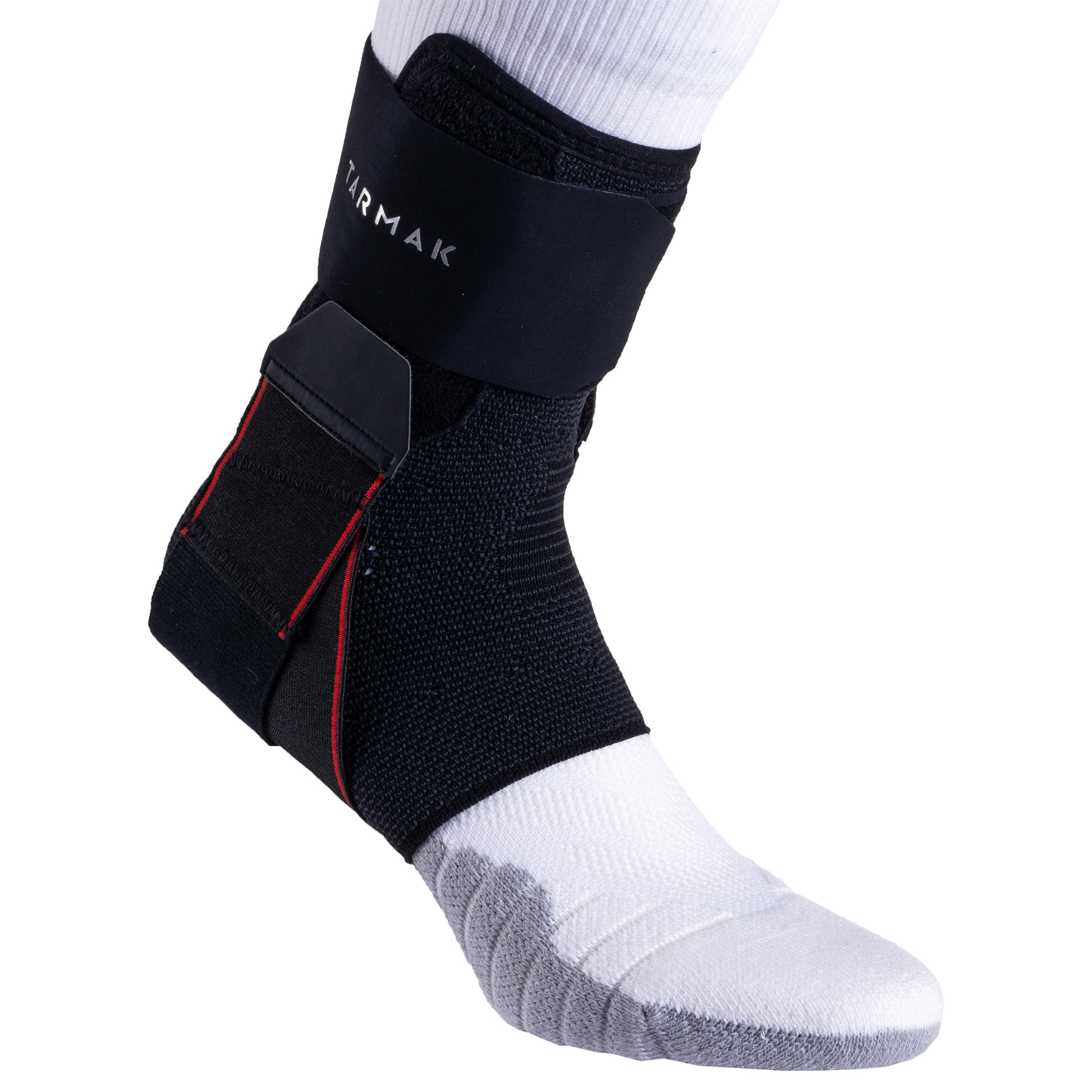 Right/Left Ankle Ligament Support - Strong 500 Dark Grey - TARMAK
