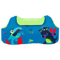 Brassards-ceinture de natation évolutif TISWIM enfant bleu imprimé « DRAGON »