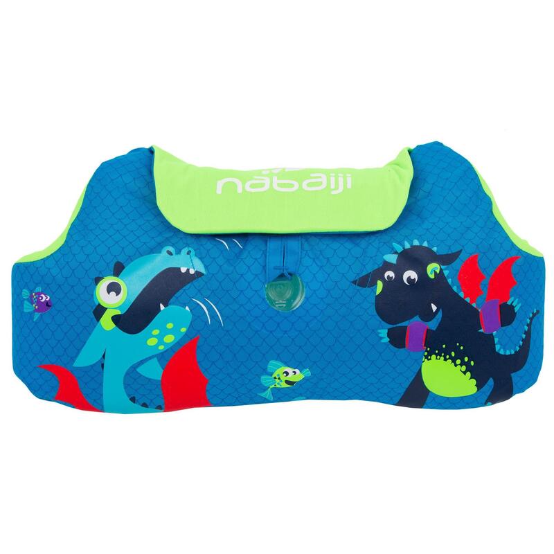 Child's TISWIM progressive swimming armbands-waistband - Blue "DRAGON" print