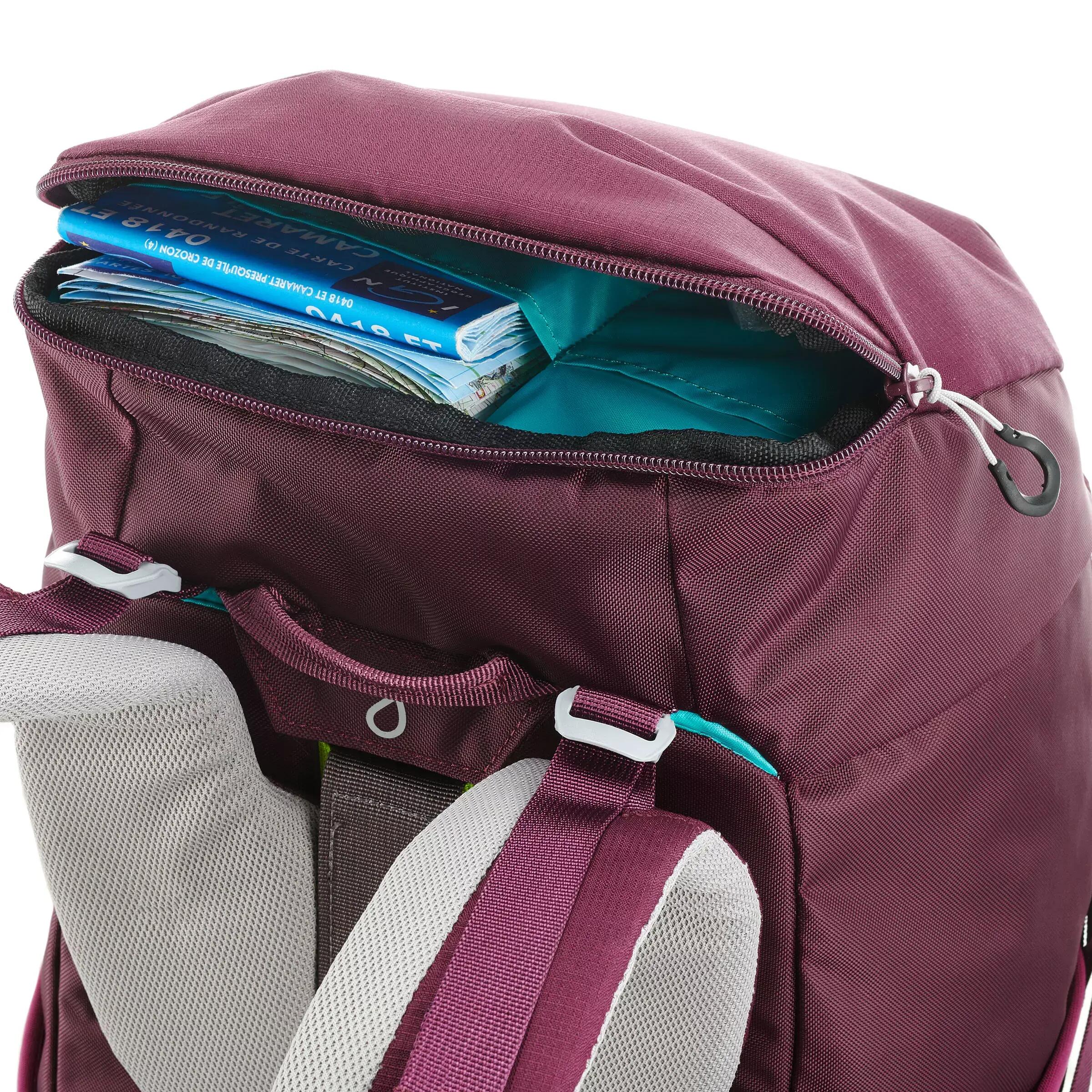 Sac à dos de randonnée 28L 7-15 ans enfant, MH500 violet 8/18