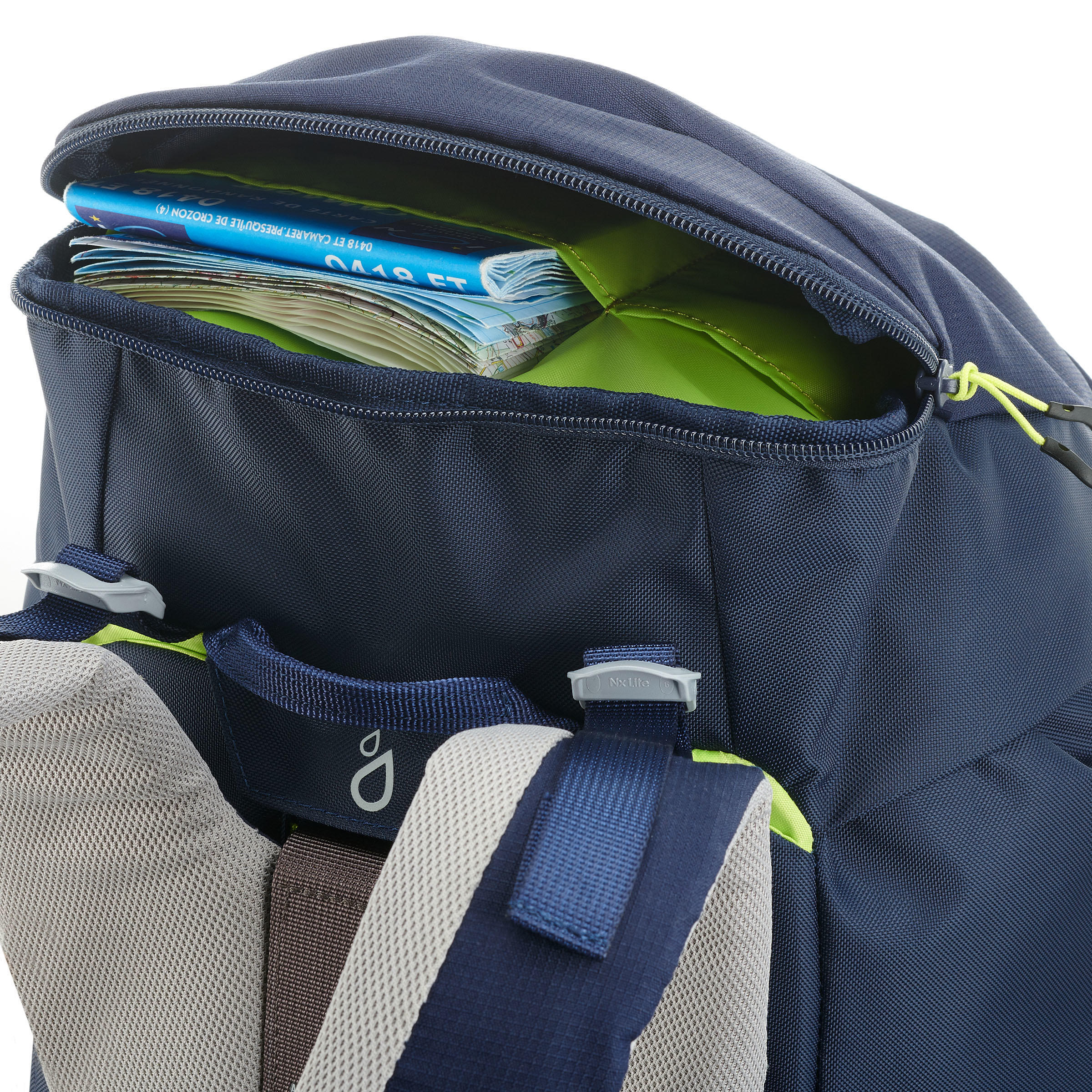 Sac à dos de randonnée enfant 7-15 ans 28L, MH500 bleu 10/14