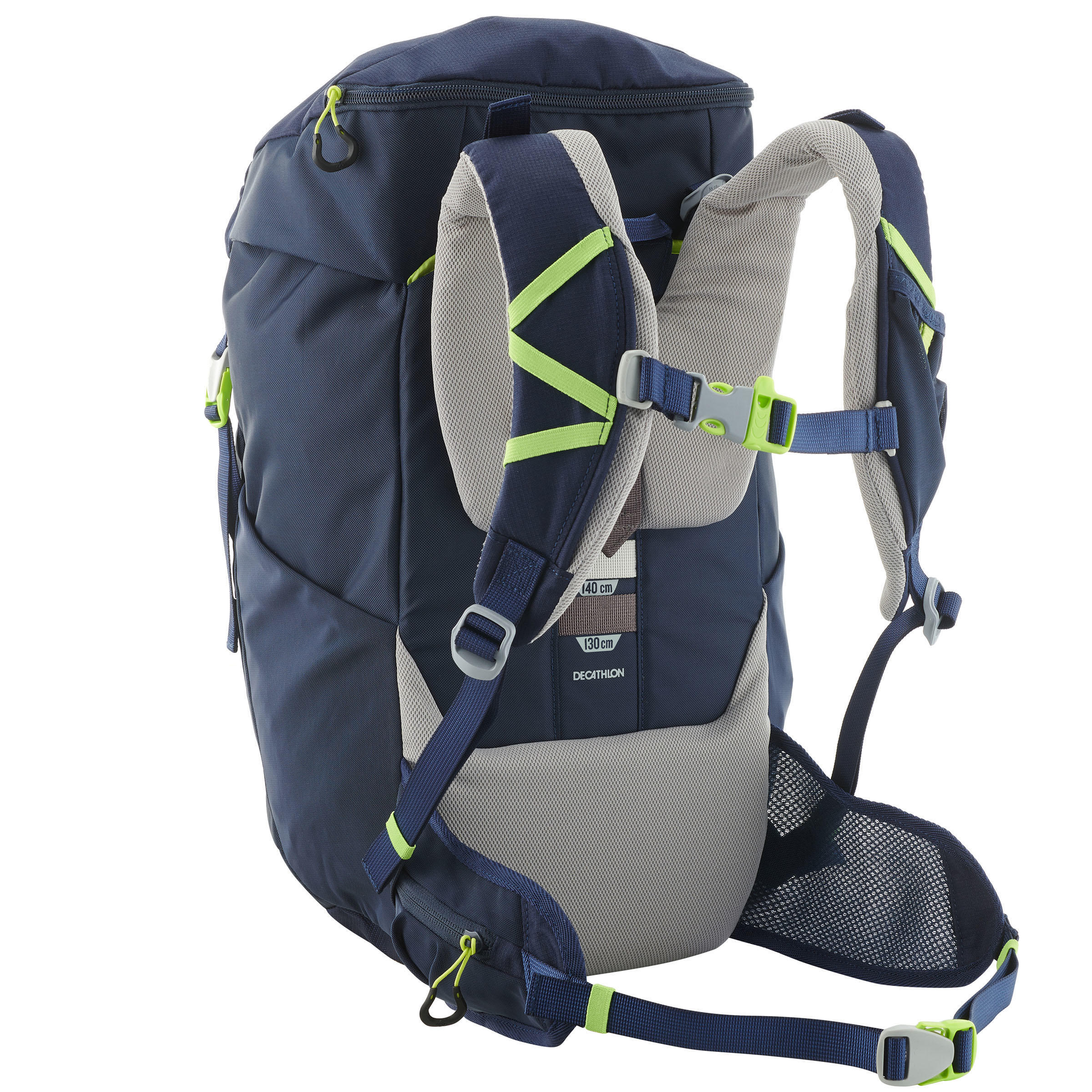 Sac à dos de randonnée enfant 7-15 ans 28L, MH500 bleu 5/14
