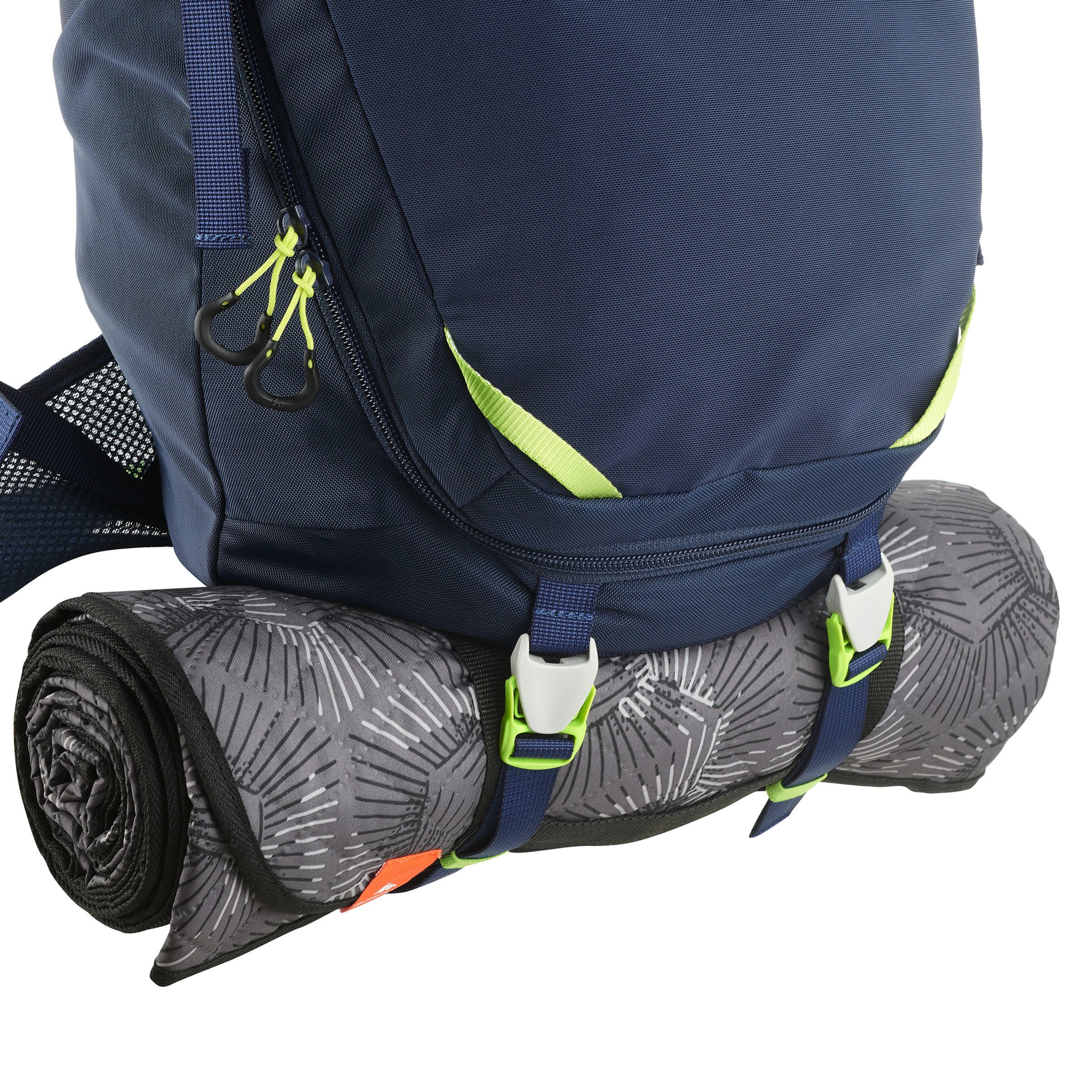 Kids’ 28 L Hiking Backpack - MH 500 Navy Blue - QUECHUA