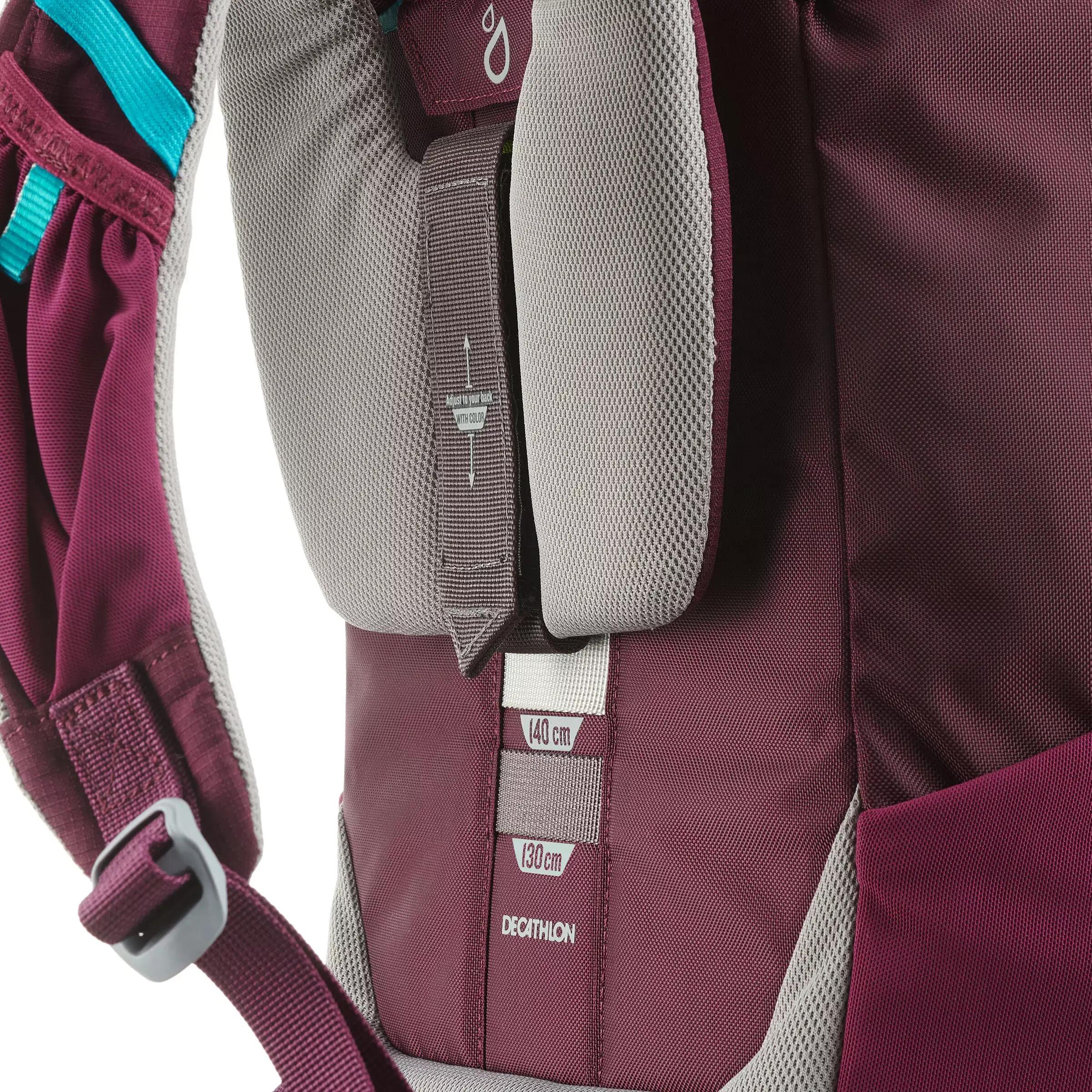 Sac à dos de randonnée 28L 7-15 ans enfant, MH500 violet 10/18