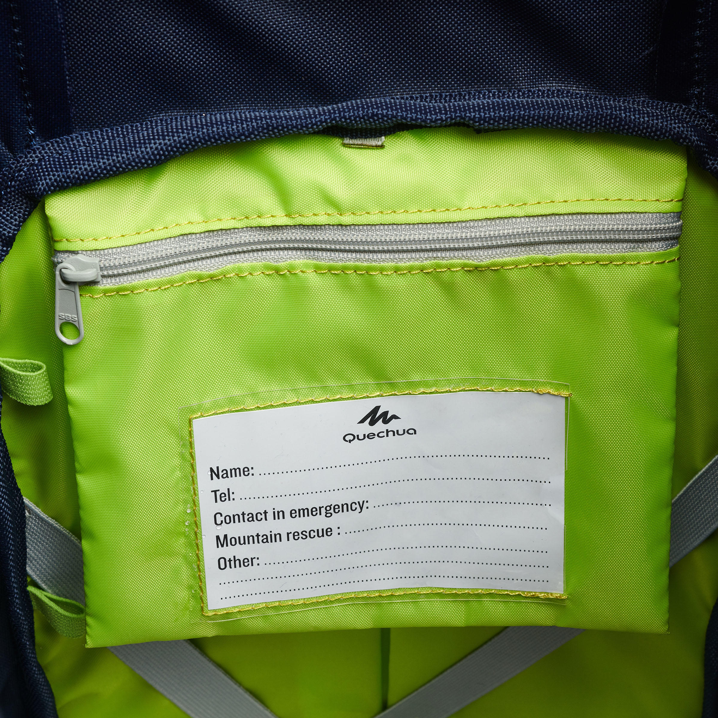 Sac à dos de randonnée enfant 7-15 ans 28L, MH500 bleu 6/14