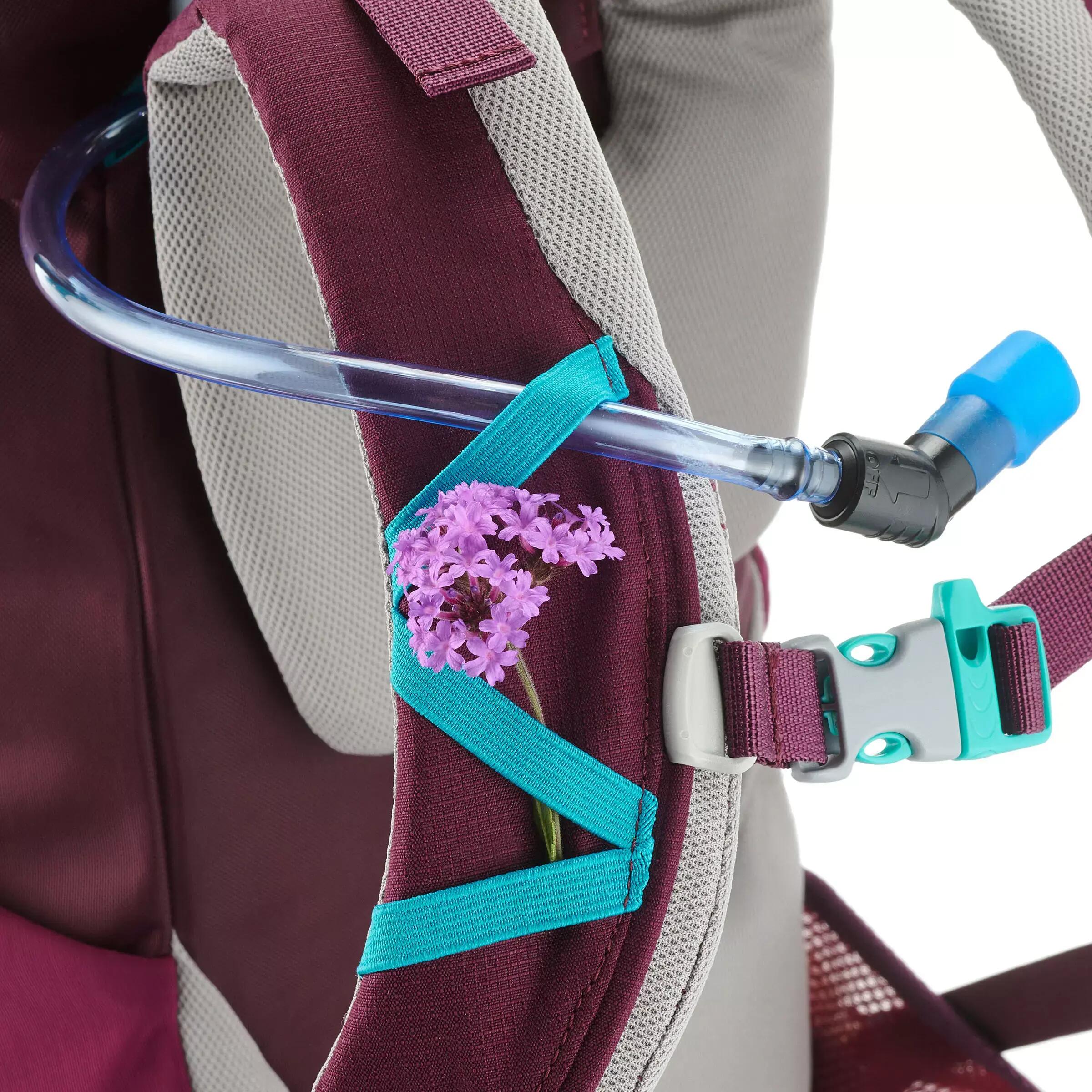 Sac à dos de randonnée 28L 7-15 ans enfant, MH500 violet 13/18