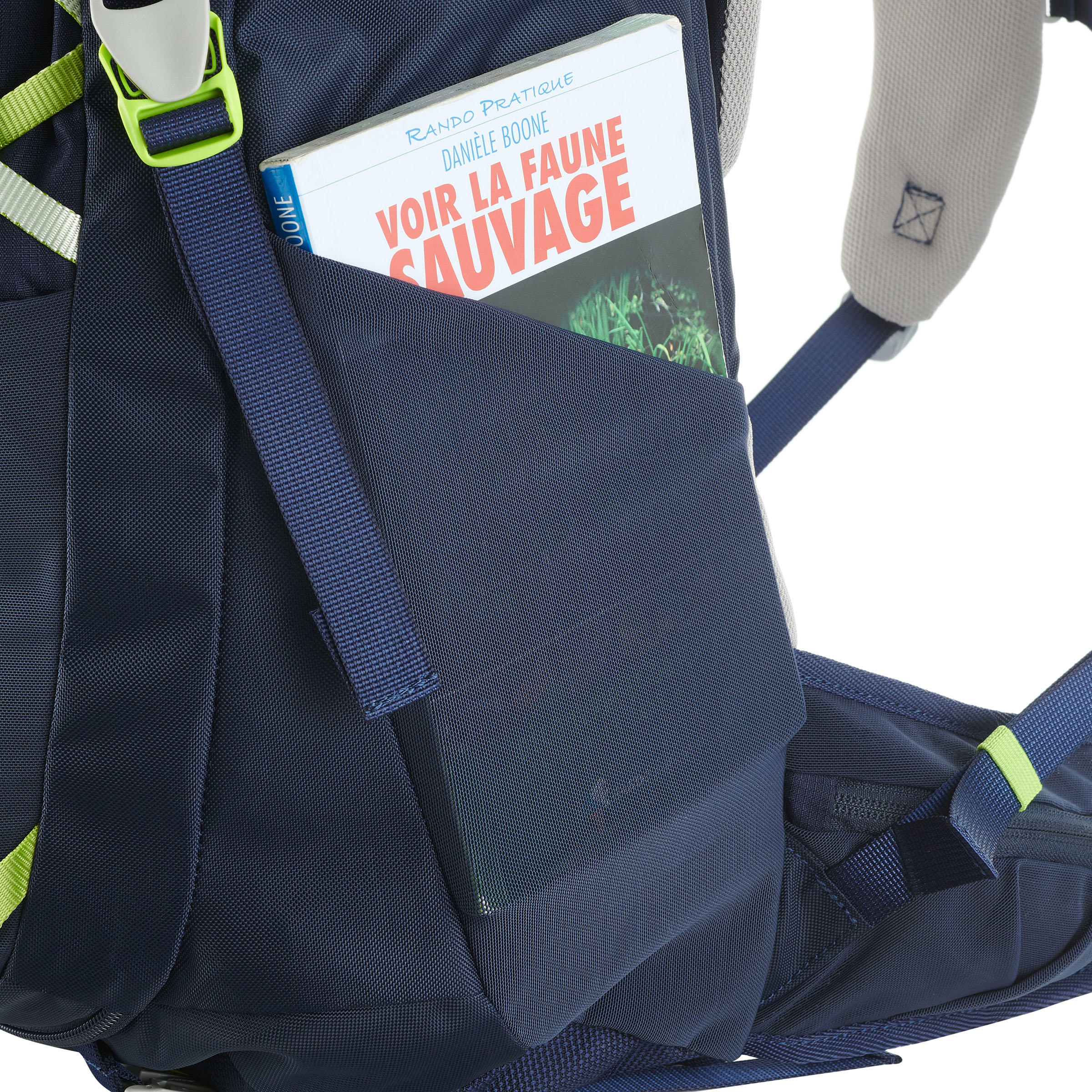 Kids’ 28 L Hiking Backpack - MH 500 Navy Blue - QUECHUA