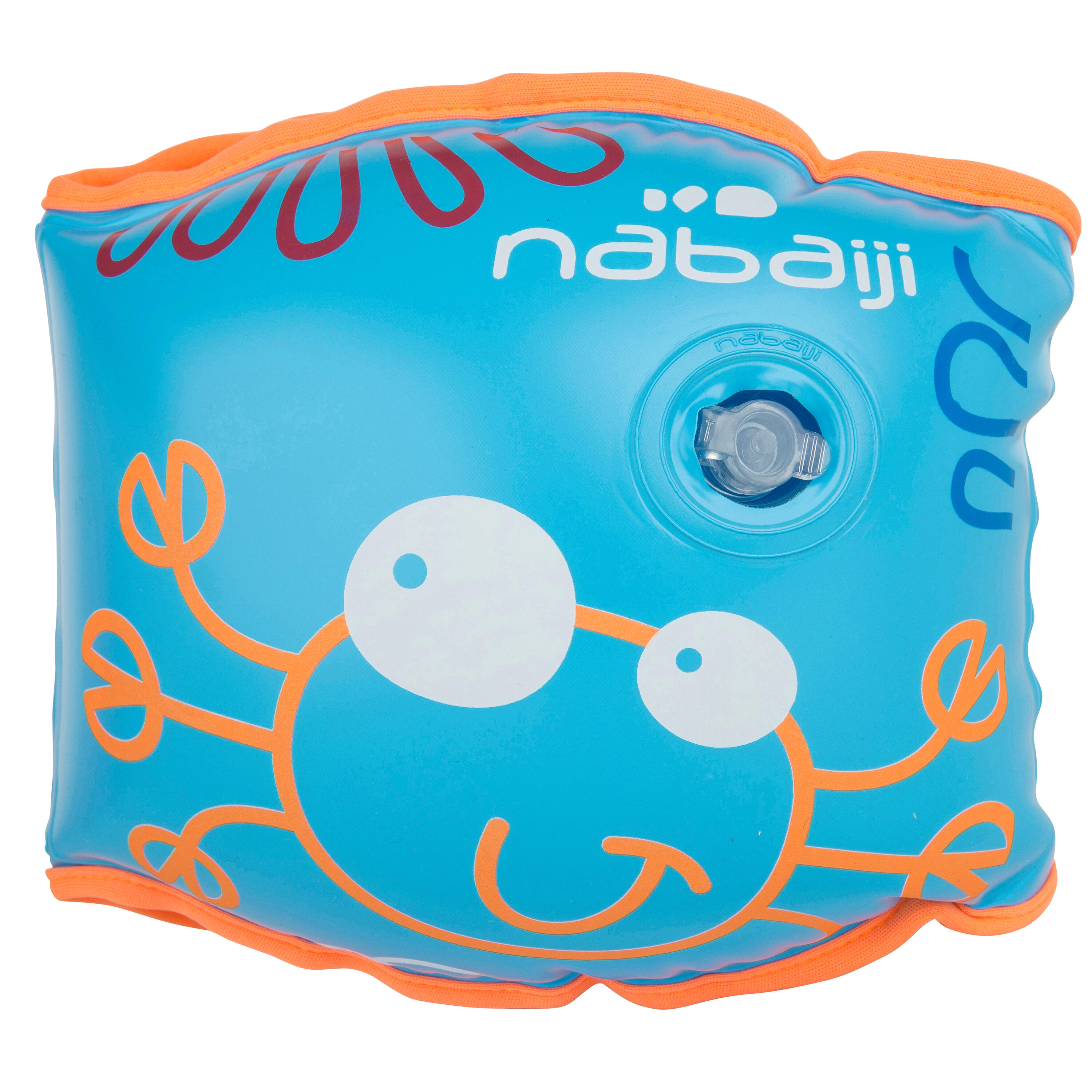 NABAIJI Soft Armbands With Two Inflation Chambers With "Sea" Print 15 To 30kg