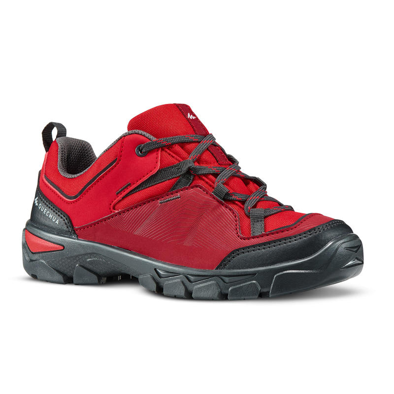 Promo Decathlon Chaussures de randonnée montagne Quechua Forclaz Homme  Rouge 319Dhs