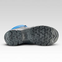 Chidren's waterproof walking shoes - MH120 MID blue - size 3-5