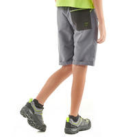 Kids' Hiking Shorts 7-15 Years - Grey