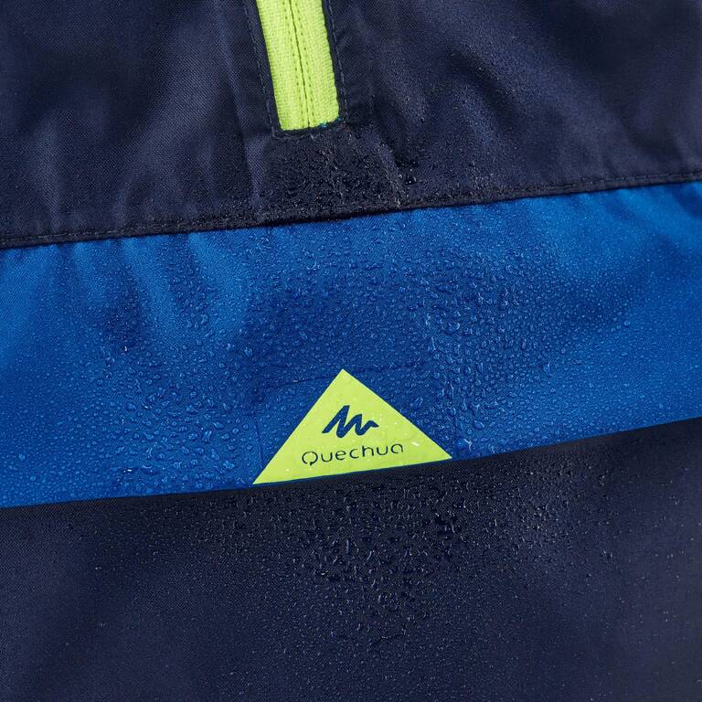 Waterproof Hiking jacket - MH100 Navy - 7-15 years