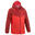 MH150 Kid's Waterproof Hiking Jacket from Age 7 to 15 Years - Red and Maroon