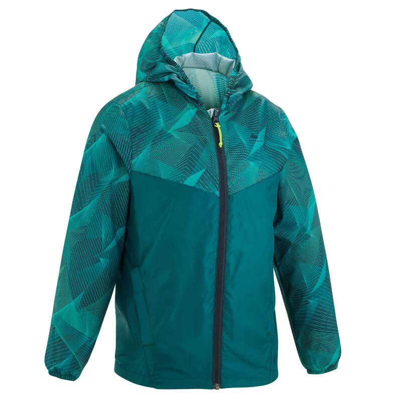 JACKETS & OVERPANT BOY 7-15 Y Hiking - MH150 TW Boys' Jacket - Green QUECHUA - Hiking Jackets