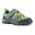 Lage wandelschoenen voor kinderen MH120 low klittenband grijs/groen 28 tot 34