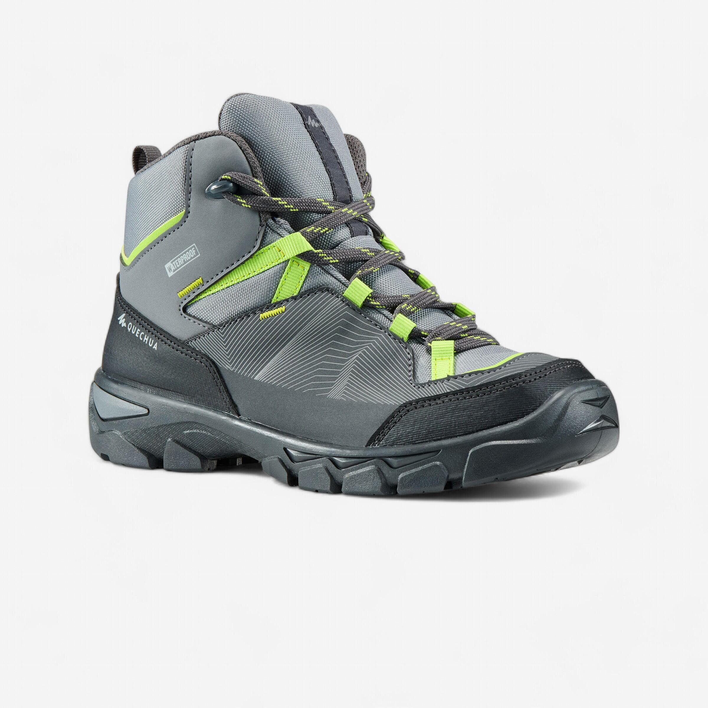 Botas de senderismo impermeables Niños Quechua MH120 MID 35 a 38 QUECHUA |  Decathlon