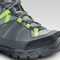 Chidren's waterproof walking shoes - MH120 MID grey - size 3-5