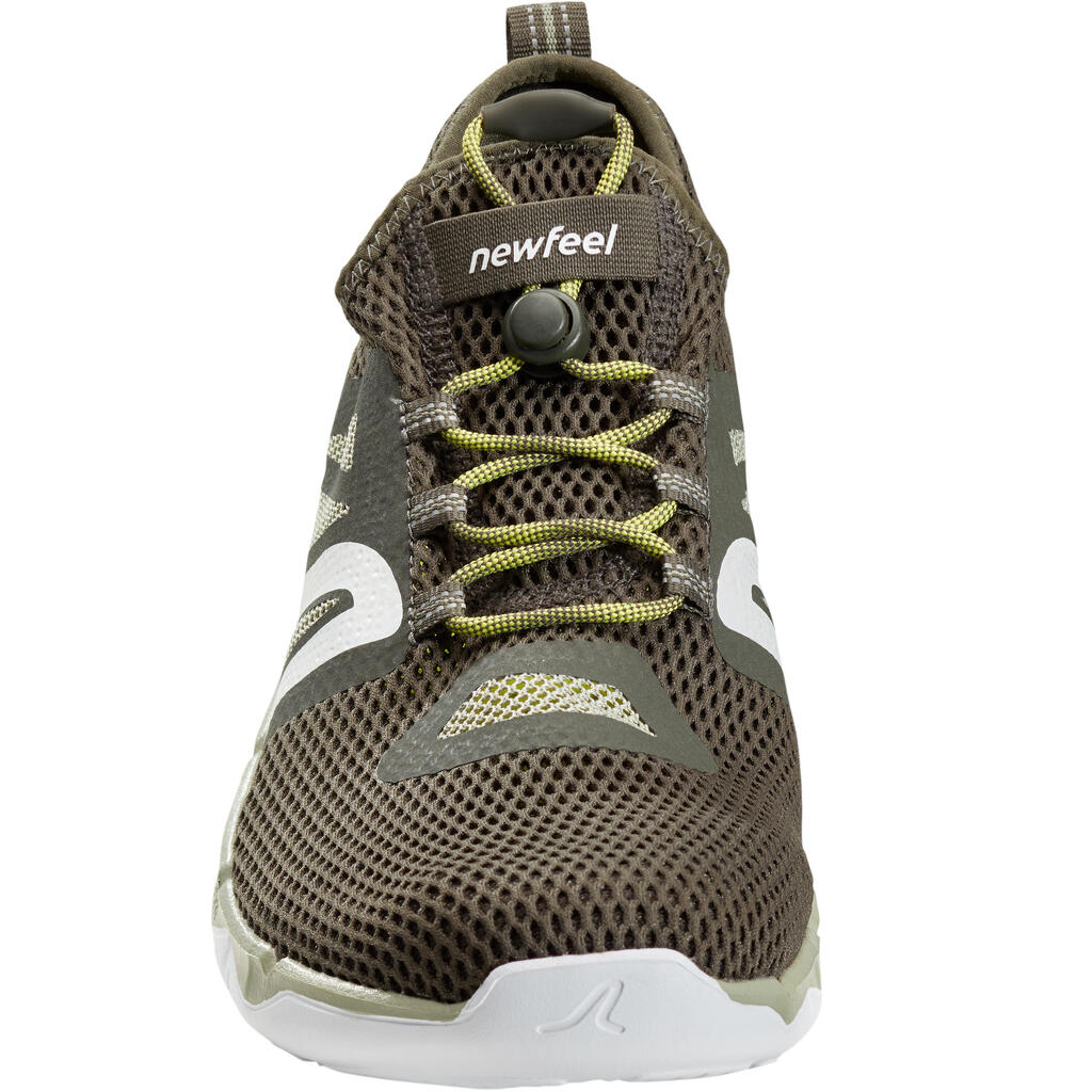 PW 500 Fresh Men's Fitness Walking Shoes - Khaki Green