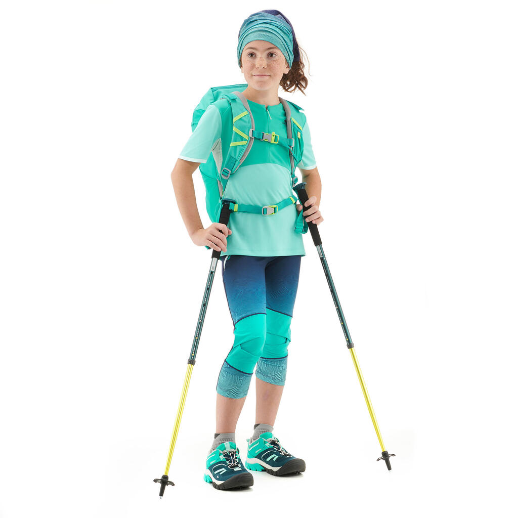 Wandershirt MH550 Kinder Gr. 122–170 türkis