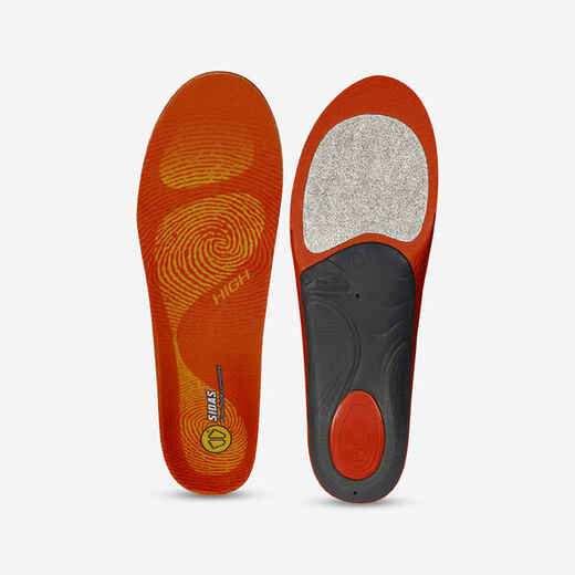 
      Ski shoe soles  -hollow feet
  