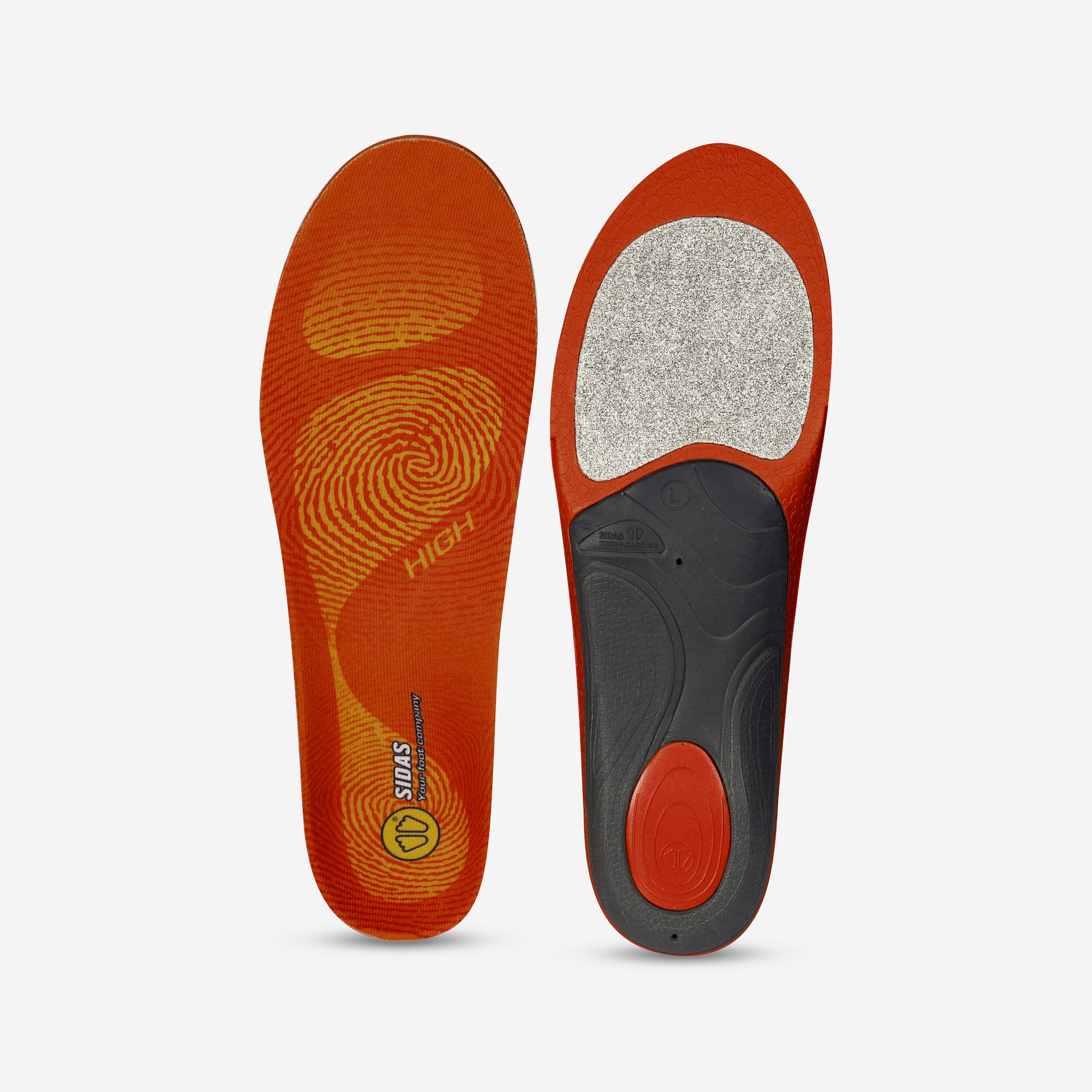 semelles chaussures de ski - pieds creux - sidas