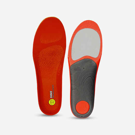 
      Ski shoe soles - flat feet
  