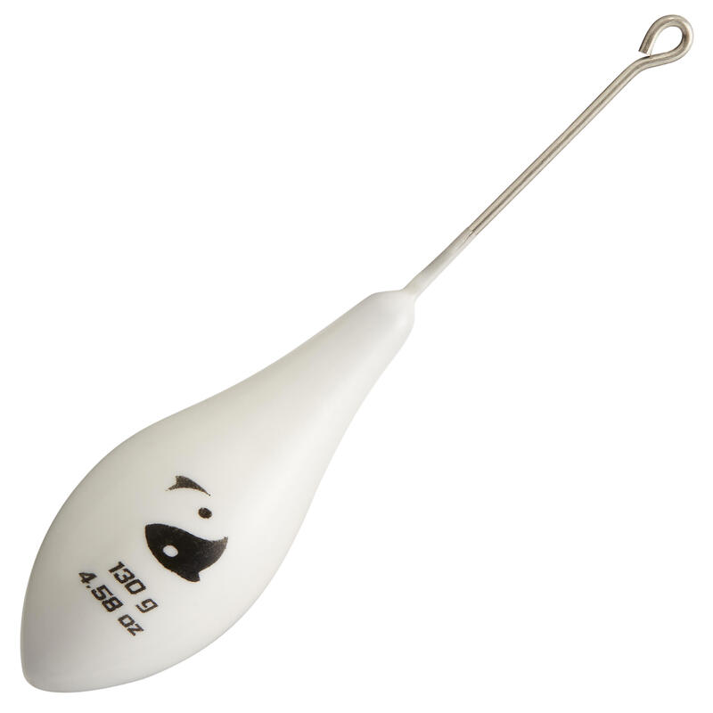 Plomb de pêche en surfcasting MGA x2 blanc