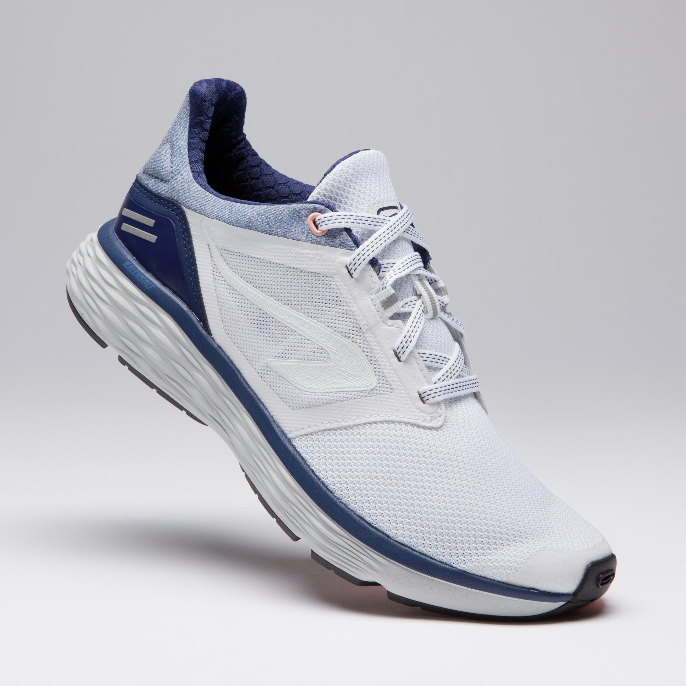 decathlon white running shoes