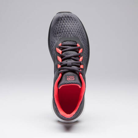 SEPATU BERLARI WANITA RUN SUPPORT GREY CORAL