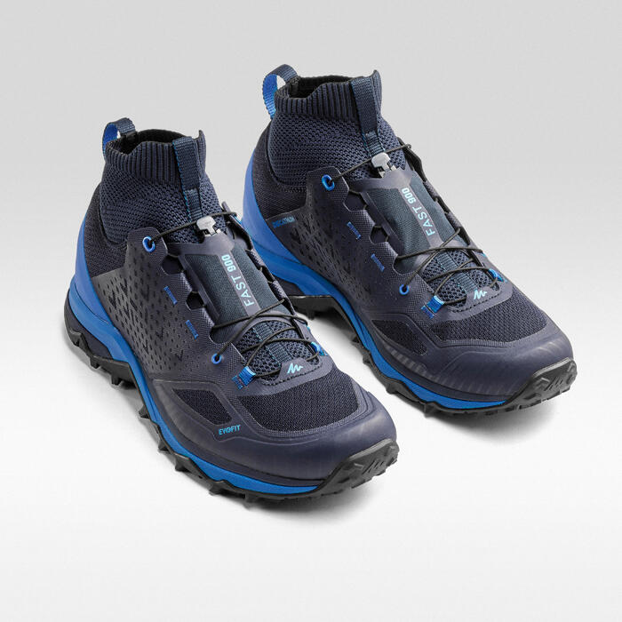 FH900 Men's Hiking Shoes Blue QUECHUA Decathlon