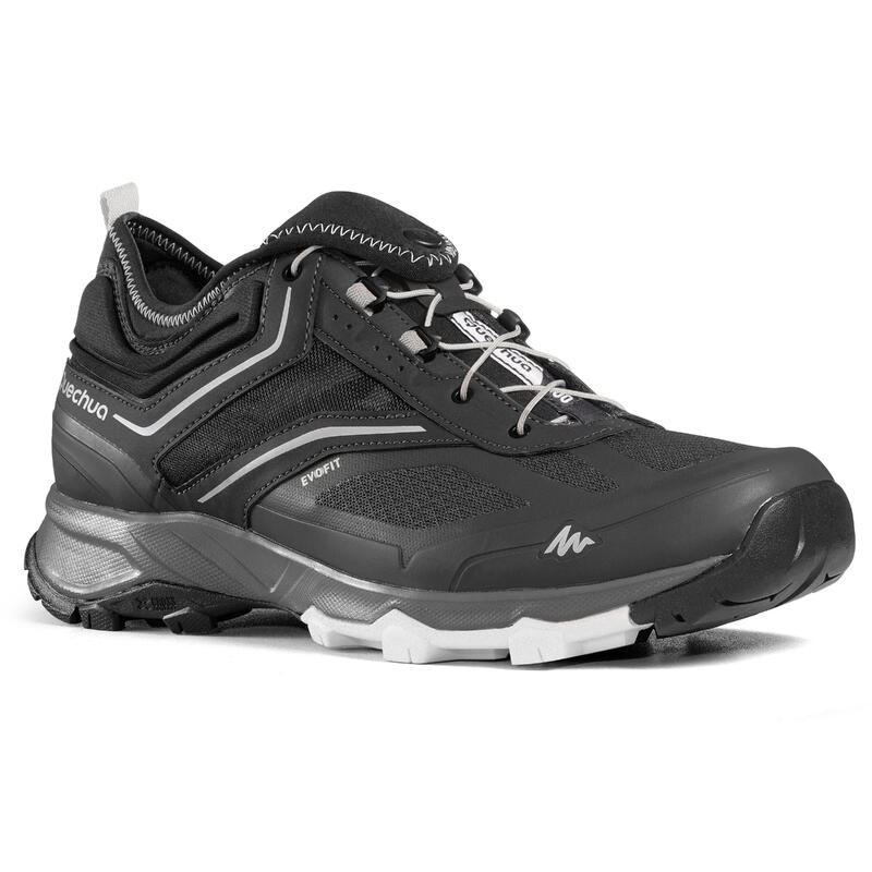 Chaussures de randonnée rapide homme FH500 Helium Noir.