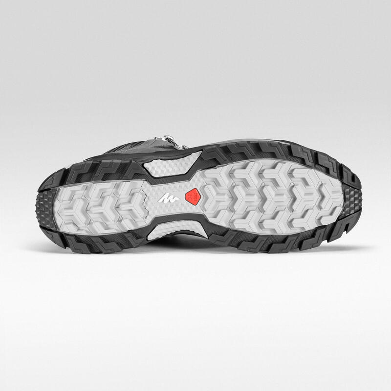 Chaussures imperméables de randonnée montagne - MH500 Mid Gris - Homme