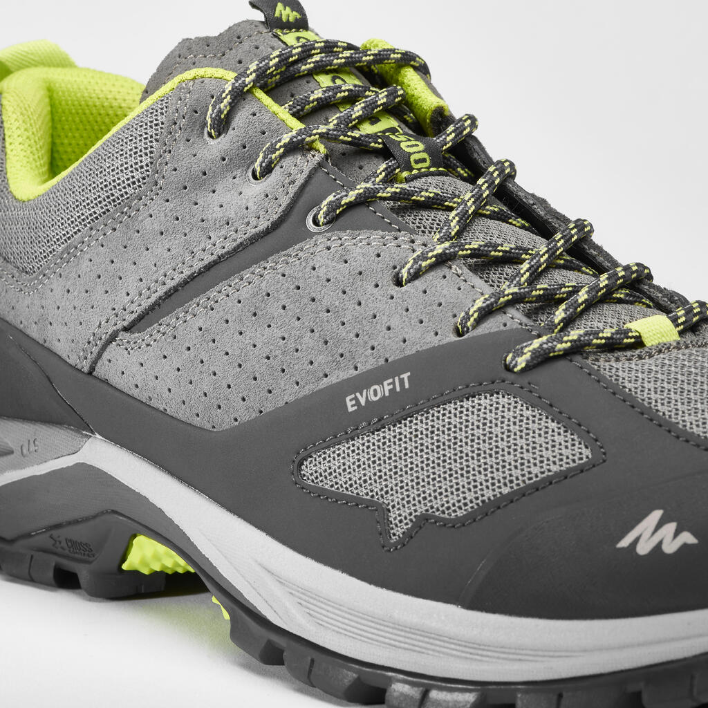 Men's mountain hiking shoes - MH500 - Grey