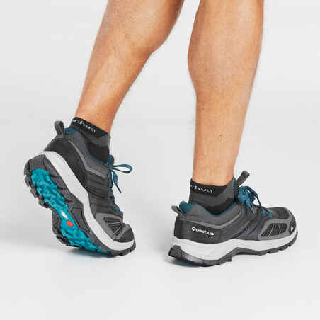 Men’s Mountain Hiking Shoes MH100, black