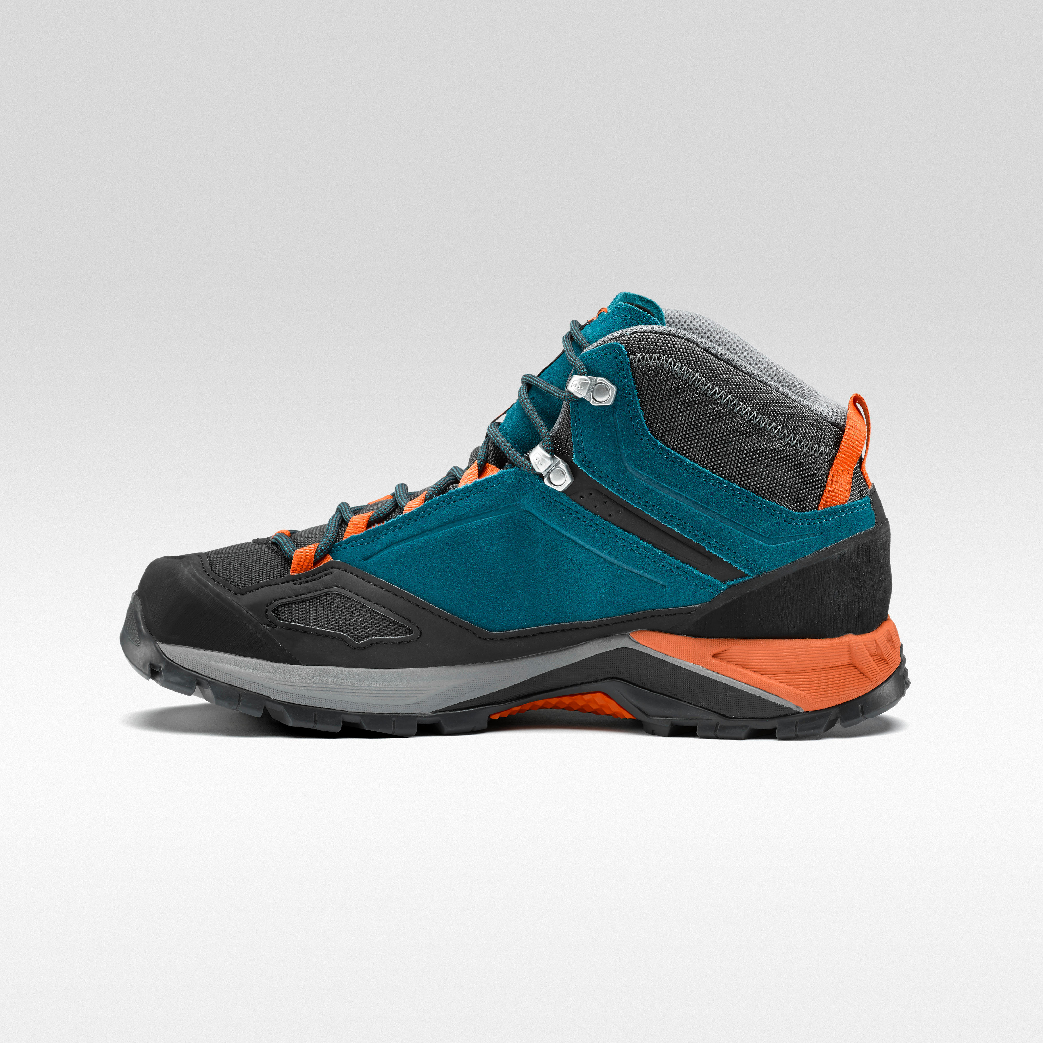 

Men's Hiking Shoe WATERPROOF (Mid Ankle) MH500 - Blue/Orange