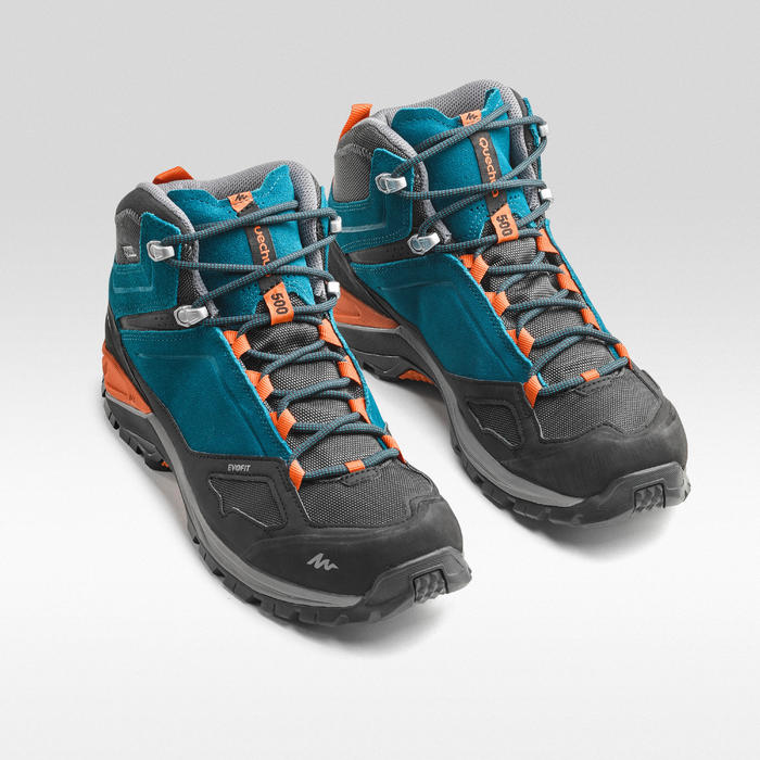 Comprar Botas de montaña y trekking hombre MH500 Mid impermeables Azul/Naranja Decathlon Comprar Botas de montaña y trekking hombre MH500 Mid impermeables Azul/Naranja Decathlon