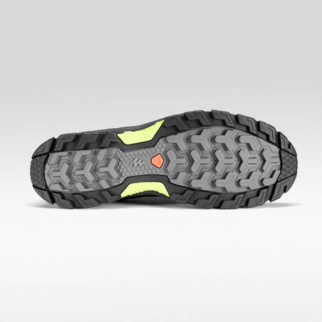 Men's waterproof walking shoes - MH500 - Grey