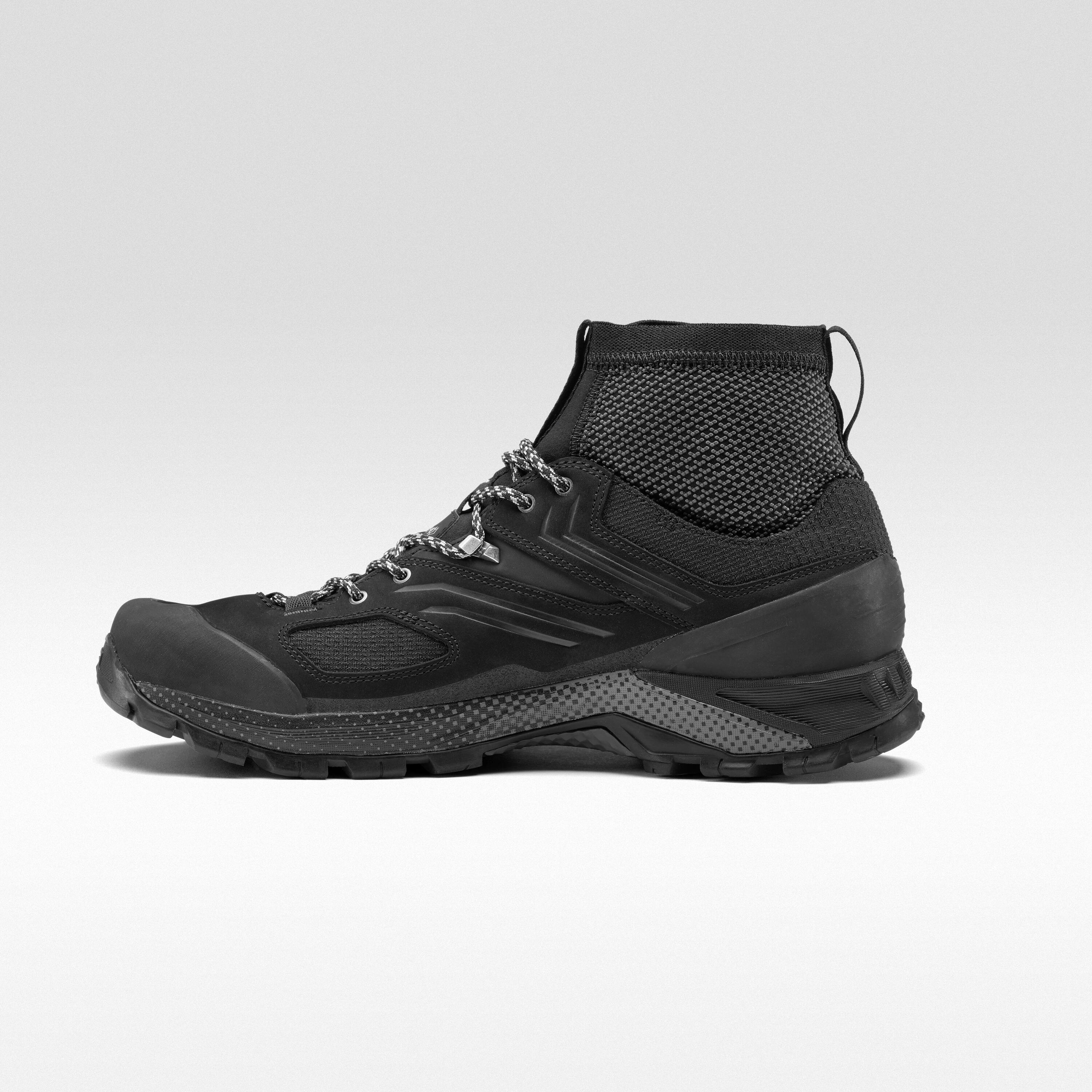 Botas de senderismo montaña hombre MH900 impermeables negro  2/10