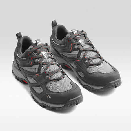 נעלי טיולי שטח עמידות במים  MH100 לגברים - אפור