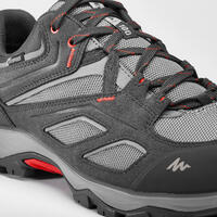 Chaussures imperméables de randonnée montagne MH100 gris - Hommes
