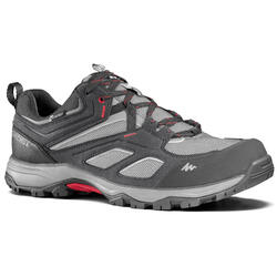 Men's waterproof mountain hiking shoes - MH100 - Grey