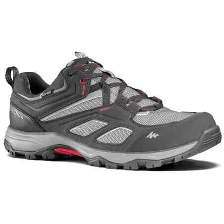 ZAPATILLAS SENDERISMO HOMBRE IMPERMEABLE MH100 GRIS - Decathlon