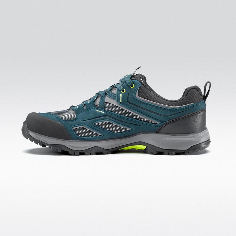 Men’s Waterproof Mountain Walking Shoes - MH100 - Blue