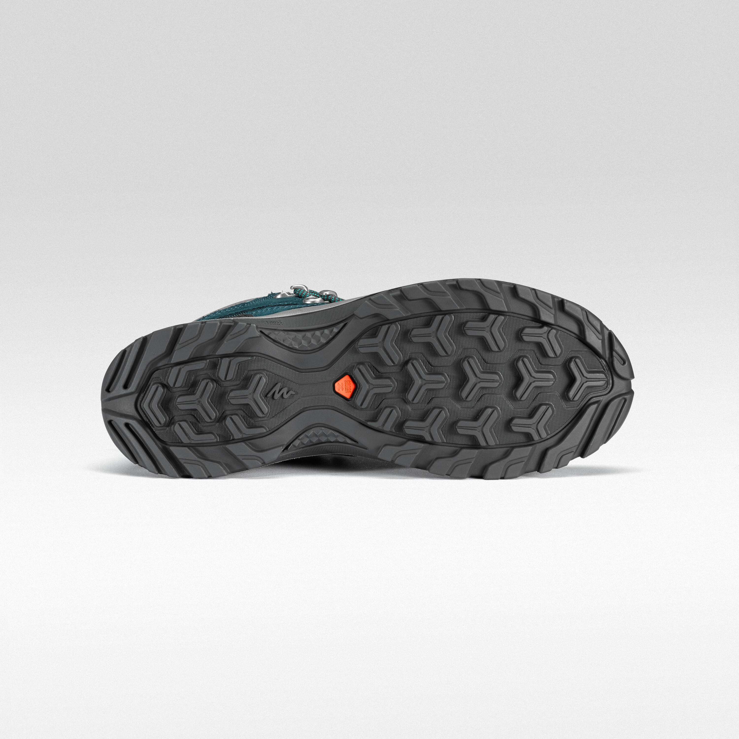 Women’s waterproof mountain walking boots - MH100 Mid - Turquoise -  4