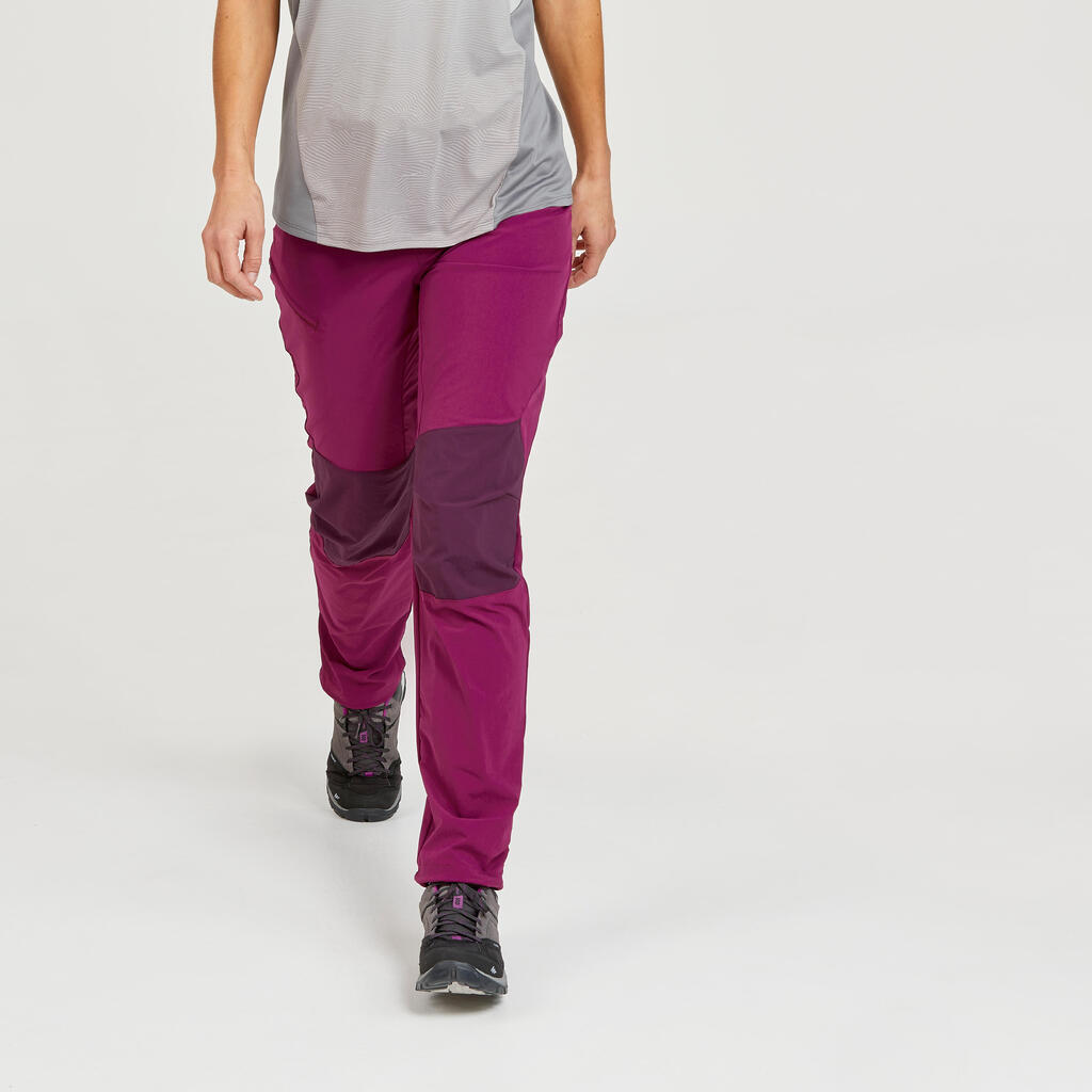 Wanderhose Bergwandern MH500 Damen grün