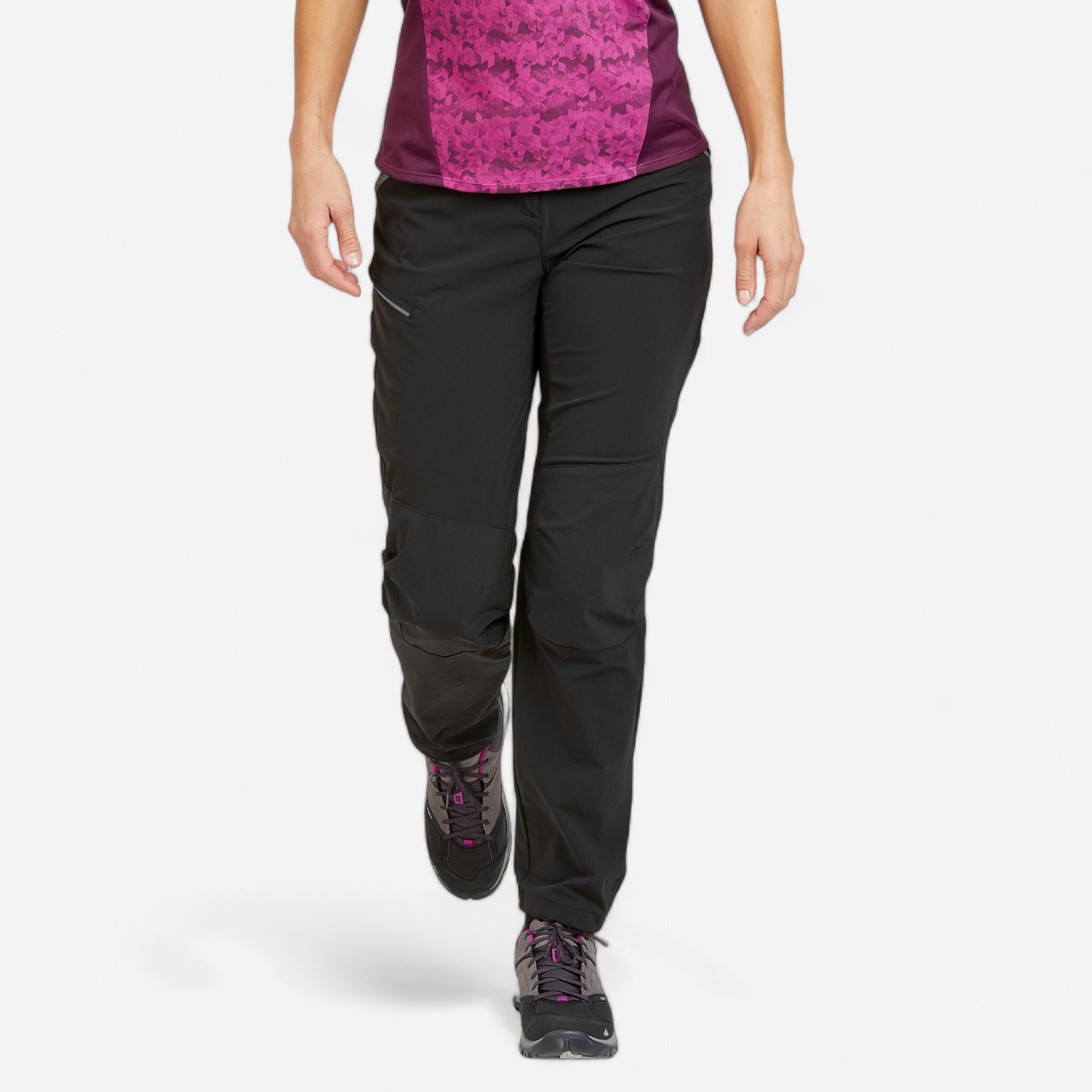 black hiking trousers